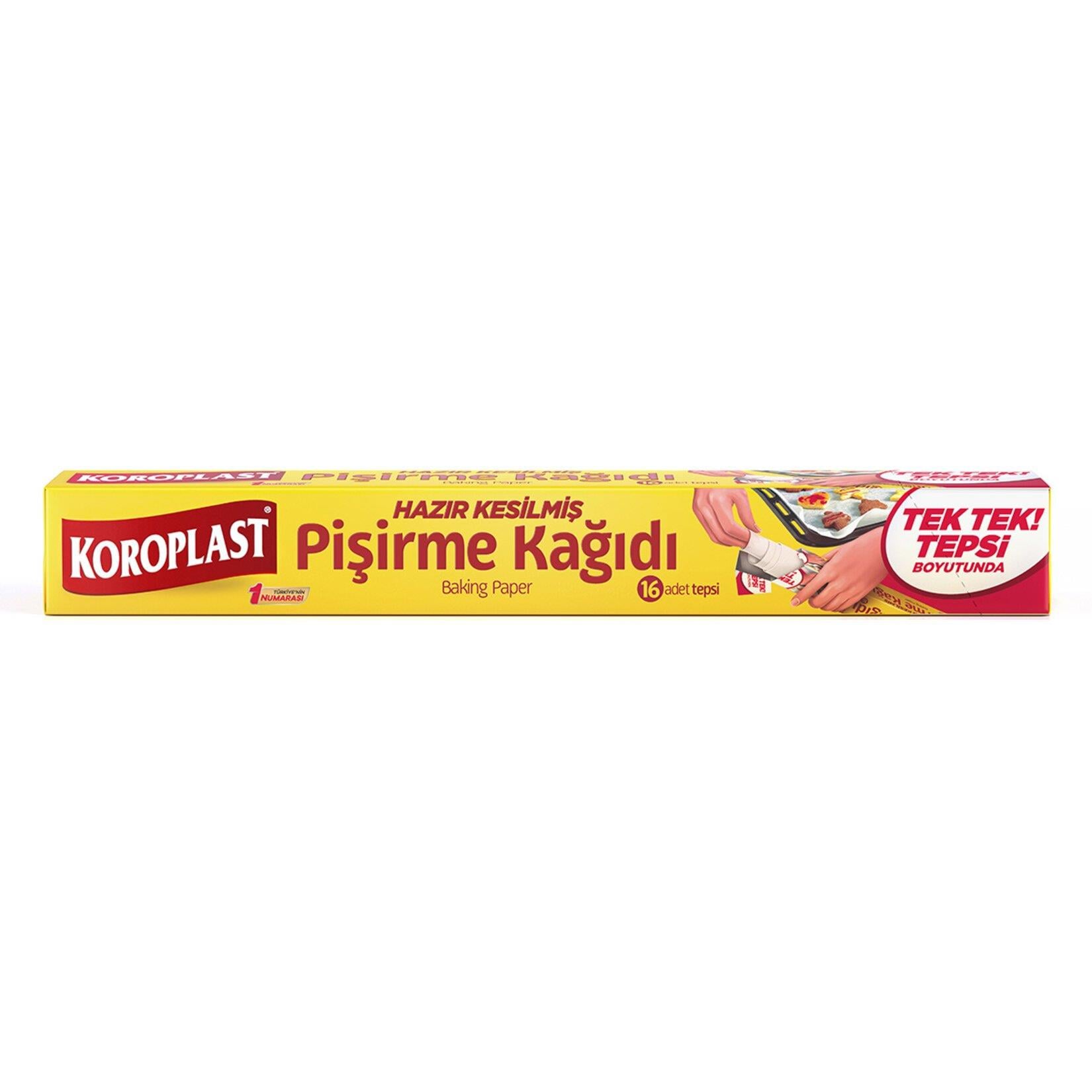 Pişirme KağıdıKoroplast Hazır Kesilmiş Pişirme Kağıdı 16lı