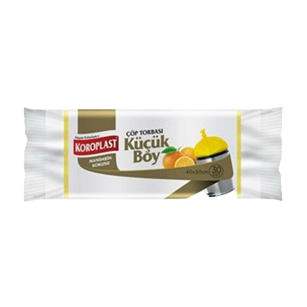 Koroplast Mandarin Kokulu Çöp Torbası Küçük Boy 40x45