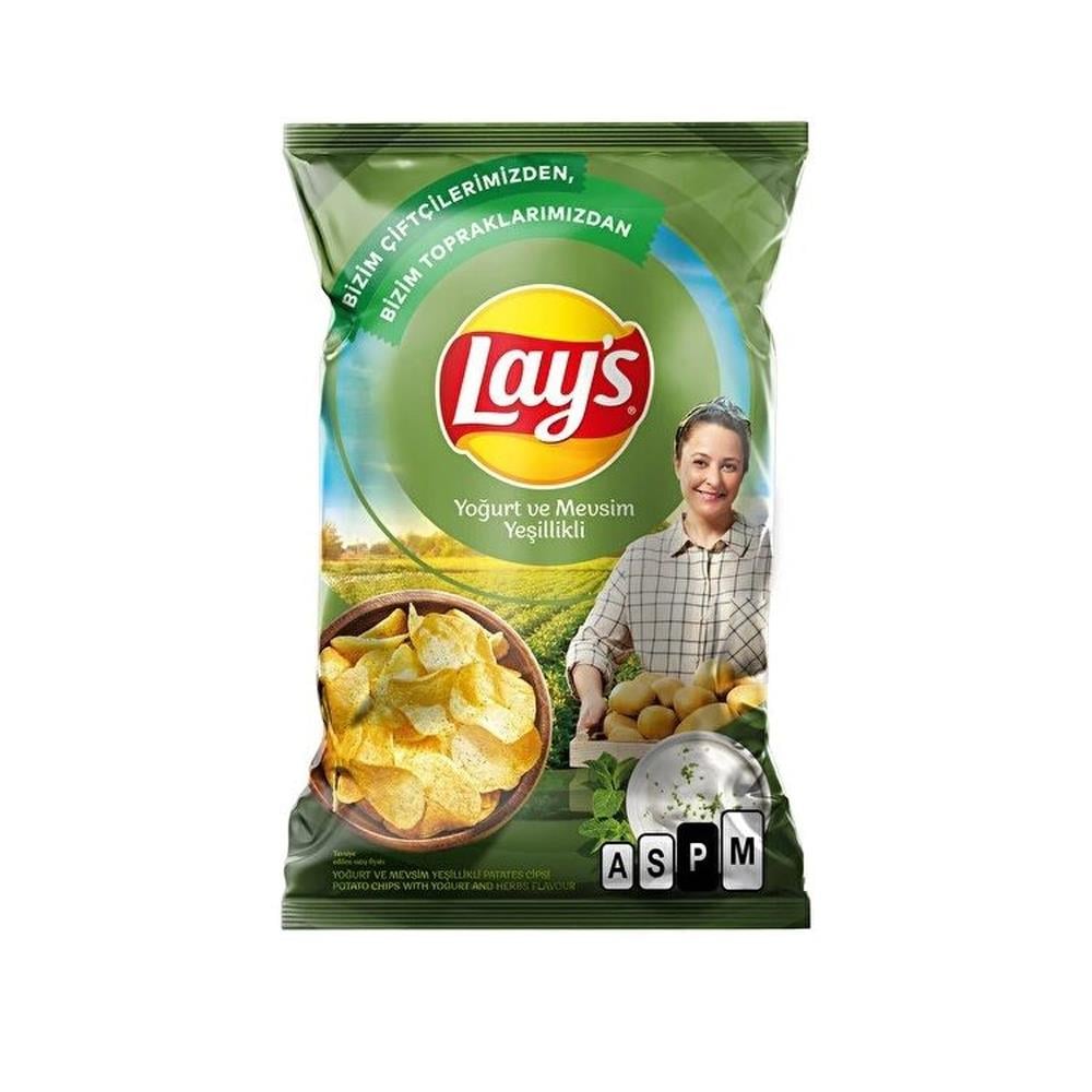 CipsLays Partı Boy Yogurt Mevsım Yeşillıklerı 134 Gr