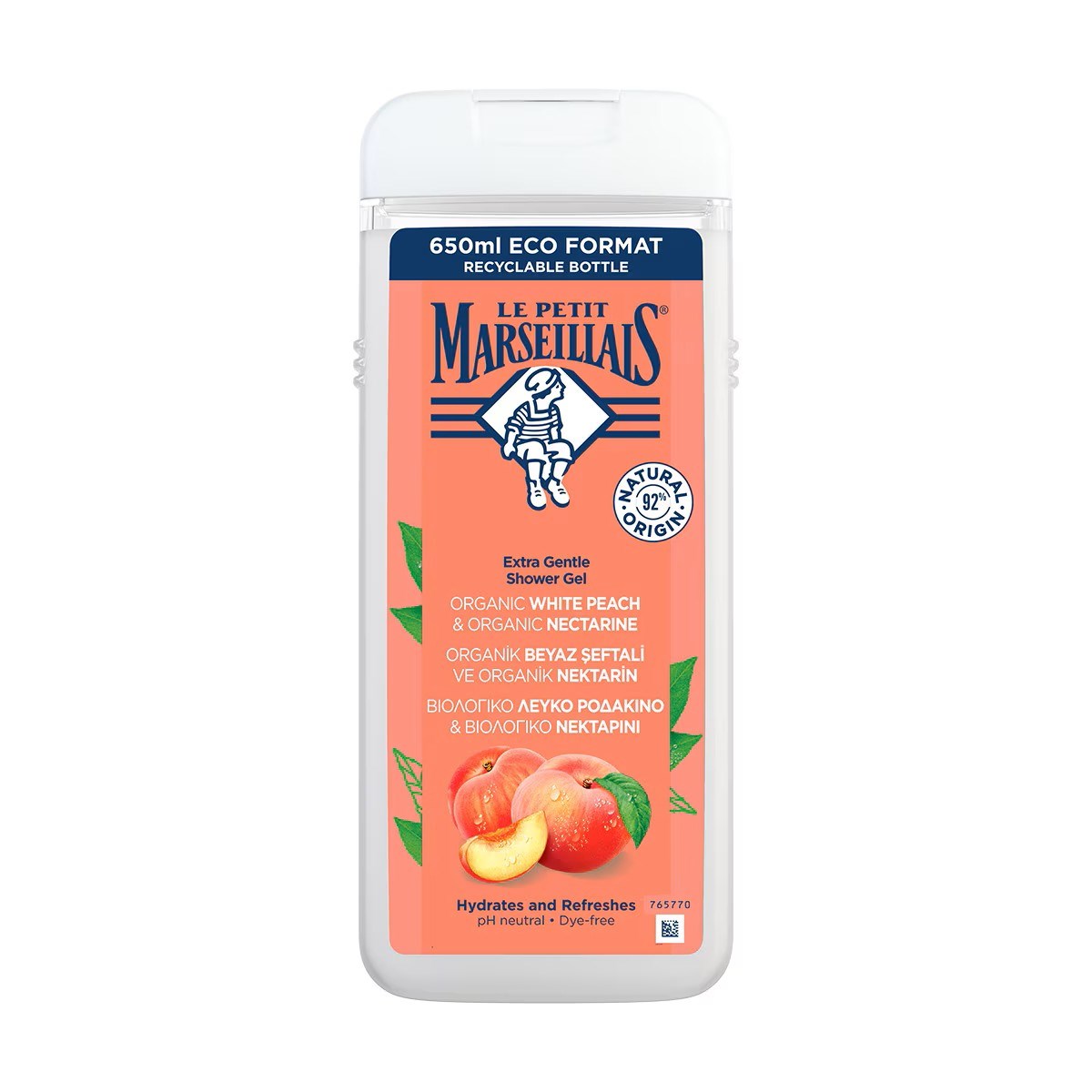 Duş JeliLe Petit Marseillais Duş Jeli Beyaz Şeftali Ve Nektarin 650 ml