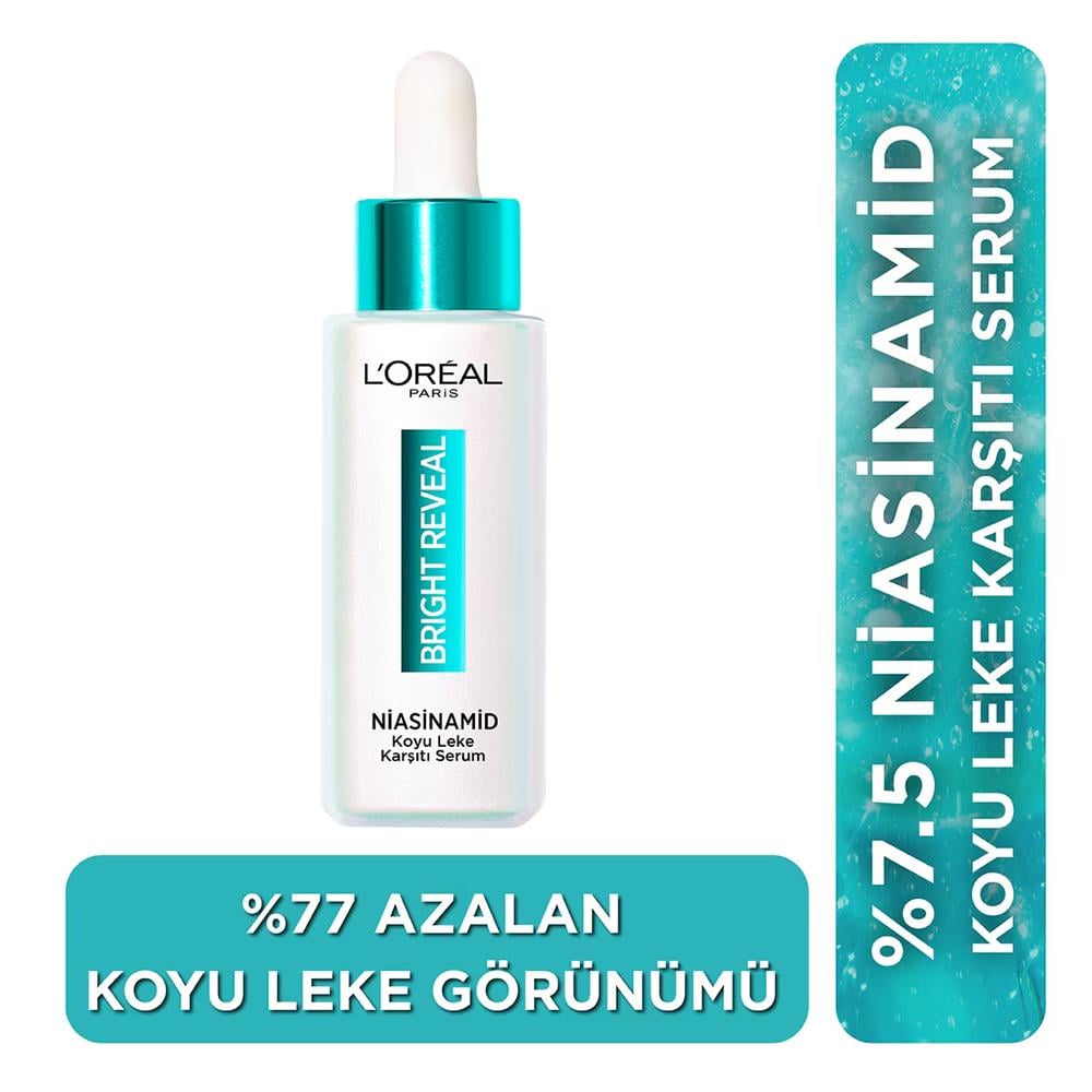 Yüz MakyajıLoreal Paris Bright Reveal Niasinamid Koyu Leke Karşıtı Serum 30 ml