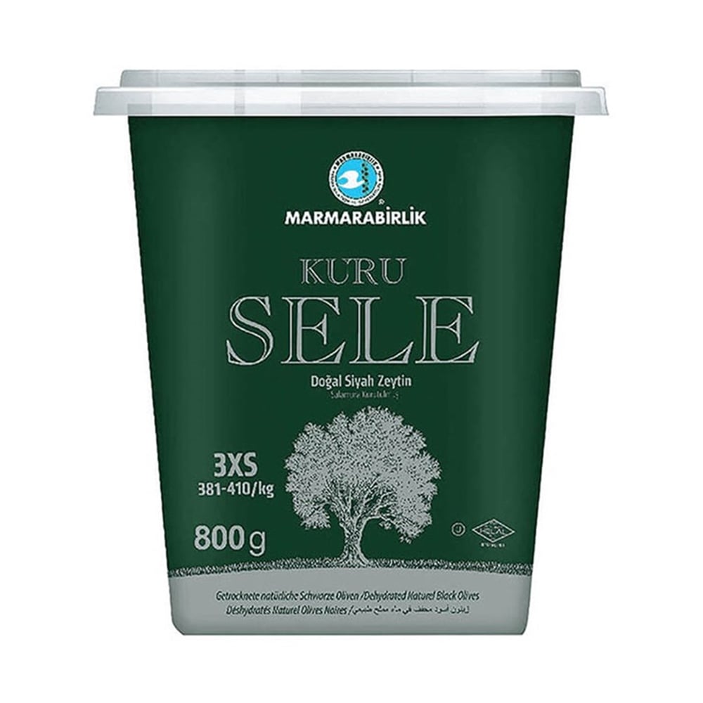 Marmara Birlik Kuru Sele Zeytin (3XS) 800 Gr