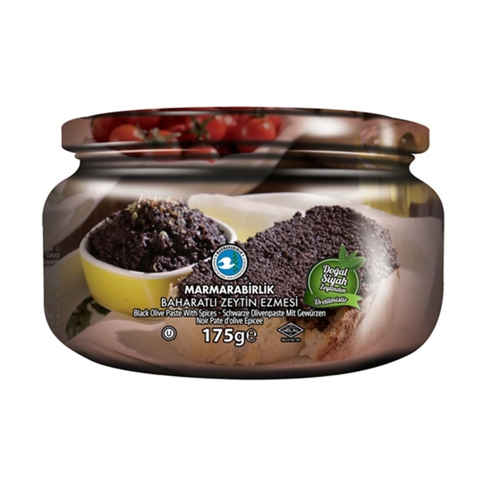 Marmara Birlik Siyah Ezme Zeytin Baharatlı 175 Gr