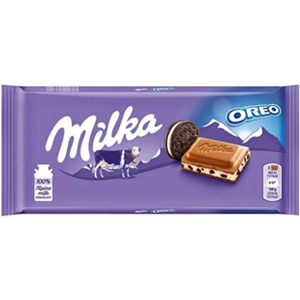 Milka Oreo Çikolata 100 gr Tablet