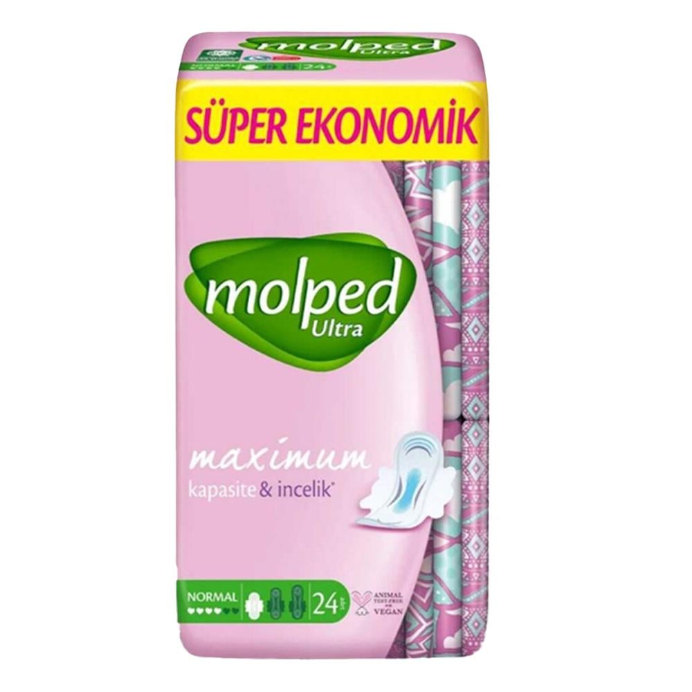 Ultra PedMolped Hijyenik Ped Ultra Normal Süper Eko 24 lü