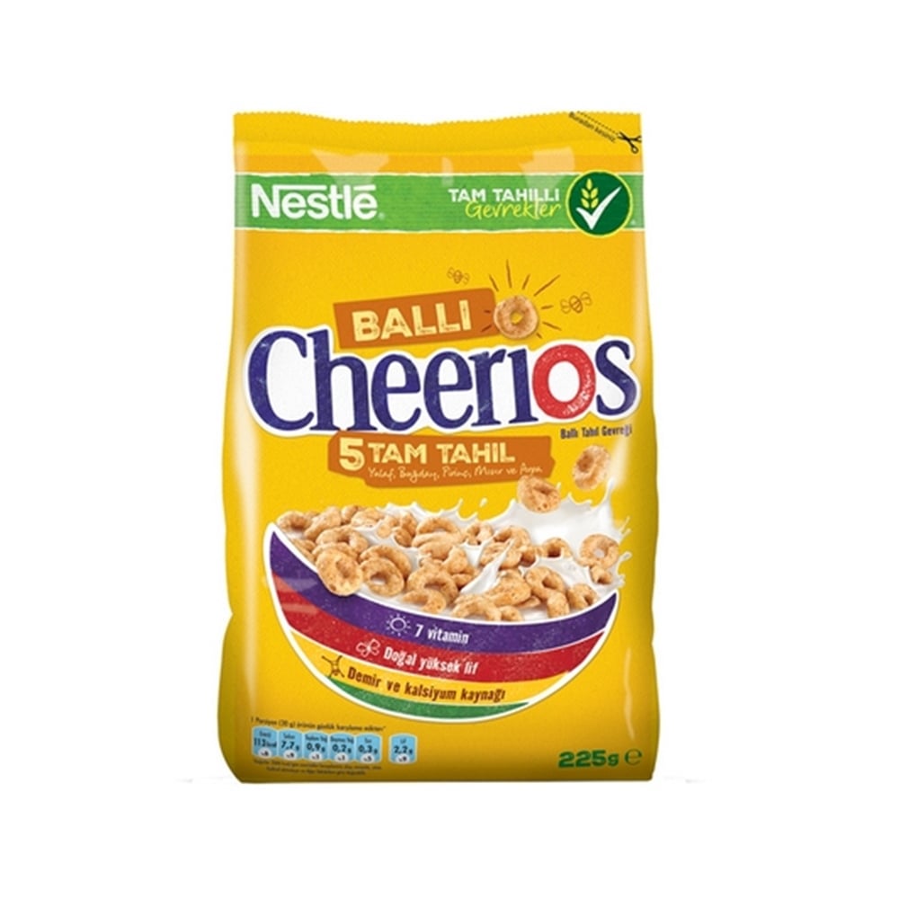 Nestle Cheerıos Ballı Mısır Gevreği 225 Gr