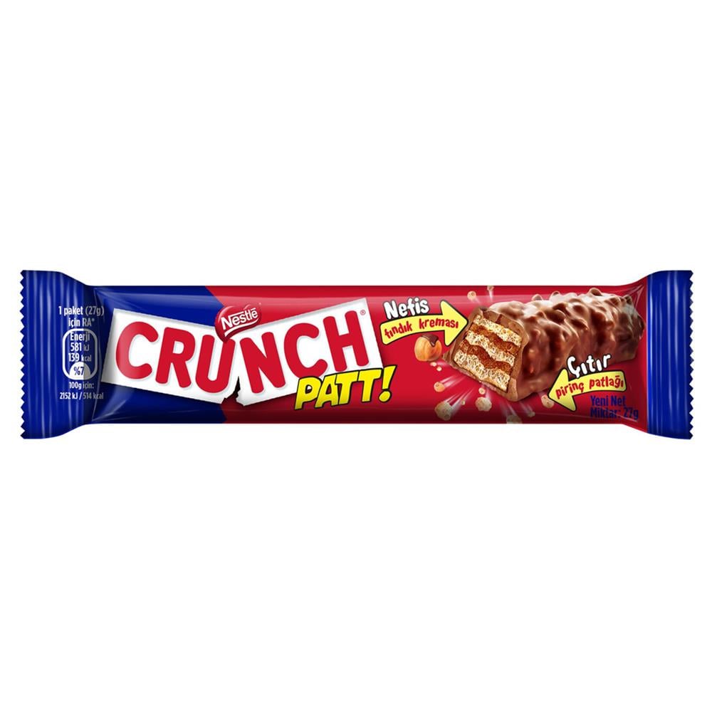 Nestle Crunch Patt Gofret 27g