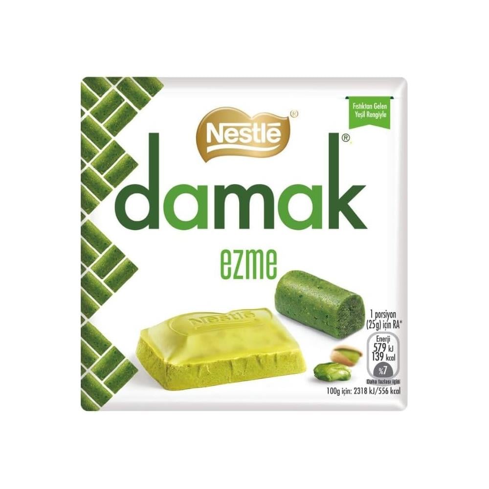 ÇikolataNestle Damak Antep Fıstık Parçalı Ve Ezmeli Beyaz Çikolatata