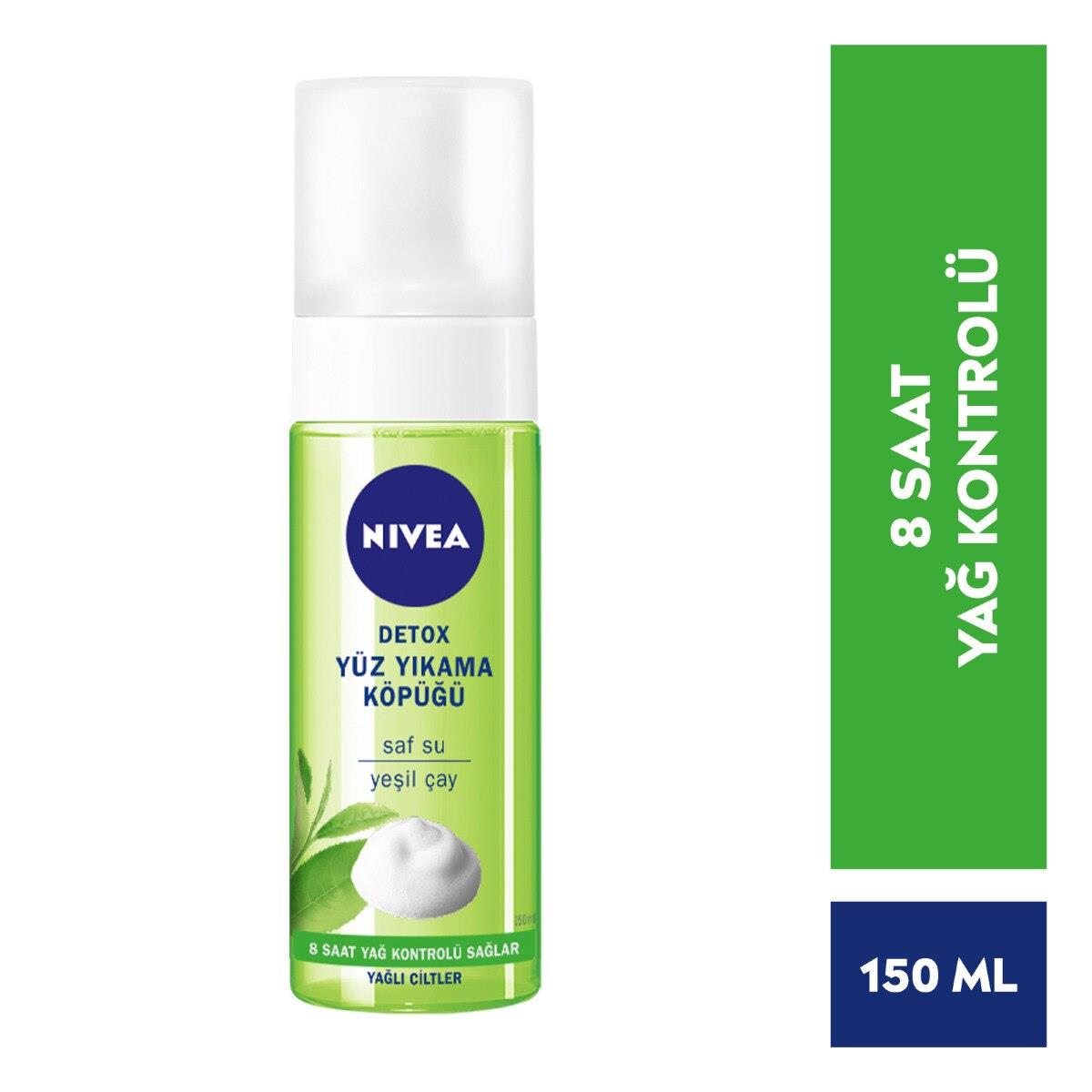 Makyaj TemizlemeNivea Detox Yüz Yıkama Köpüğü Yağlı Ciltler 150 ml