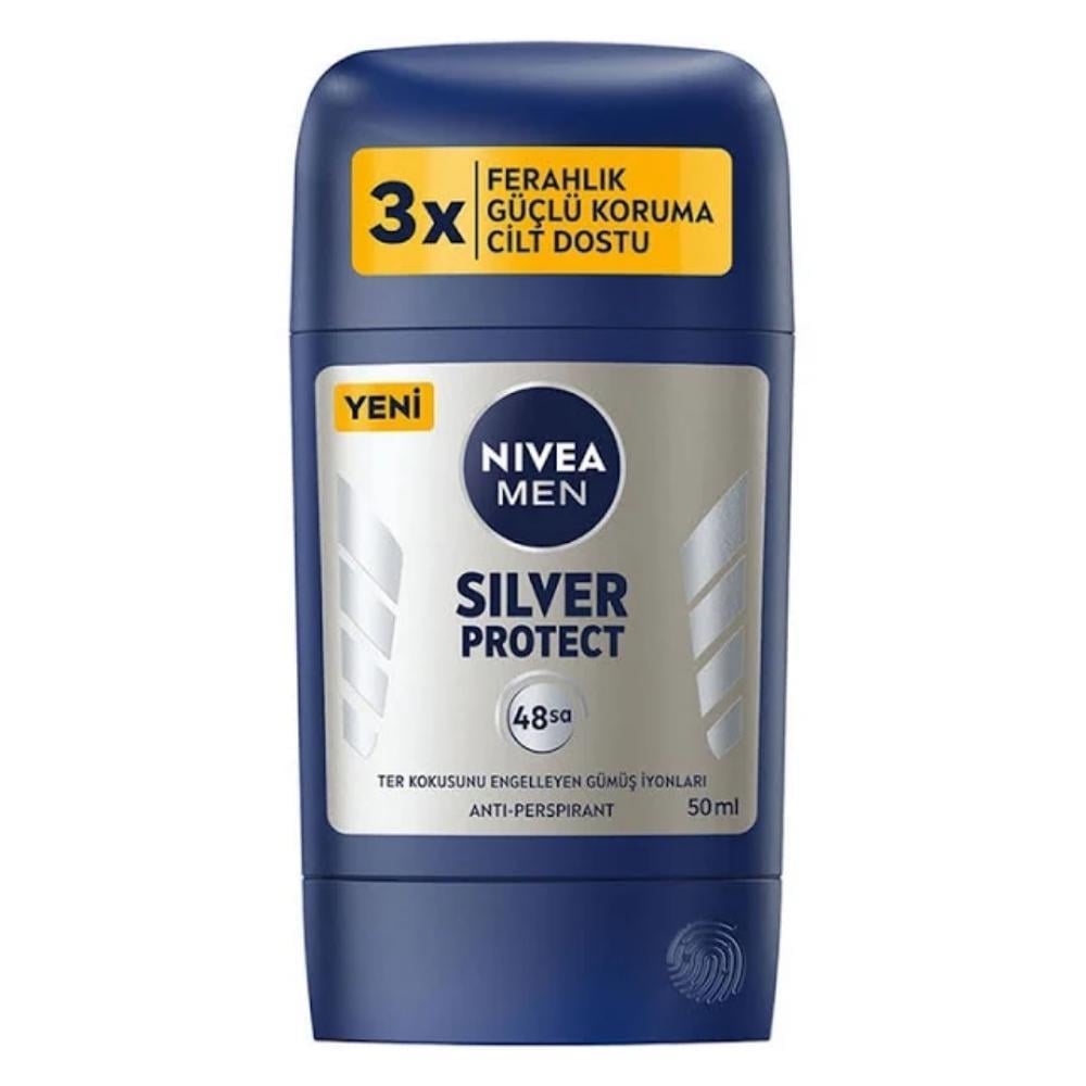 Erkek Roll OnNivea Erkek Stick Silver Protect 50 ml