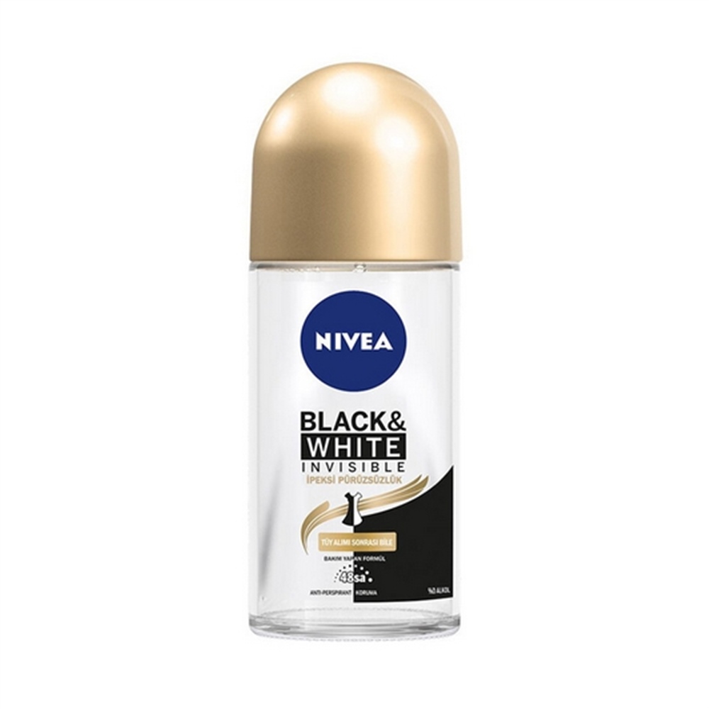 Nivea Kadın Roll Black Whide Invisible 50 Ml.