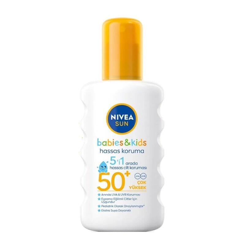 Güneş Kremi, LosyonuNivea Sun Kids Hassas Koruma Güneş Spreyi 50+ 200 ml