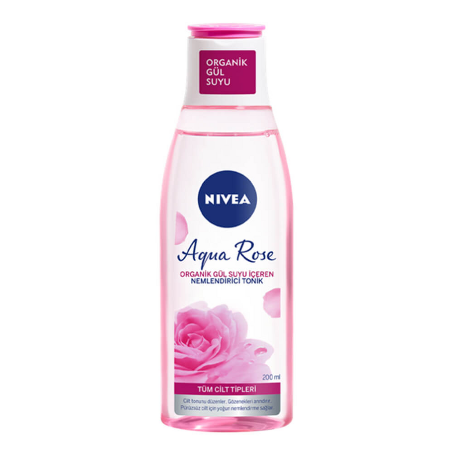 Yüz BakımNivea Tonik 200 ML Nemlendirici Aqua Rose Gül Suyu İçerikli Tüm Ciltler