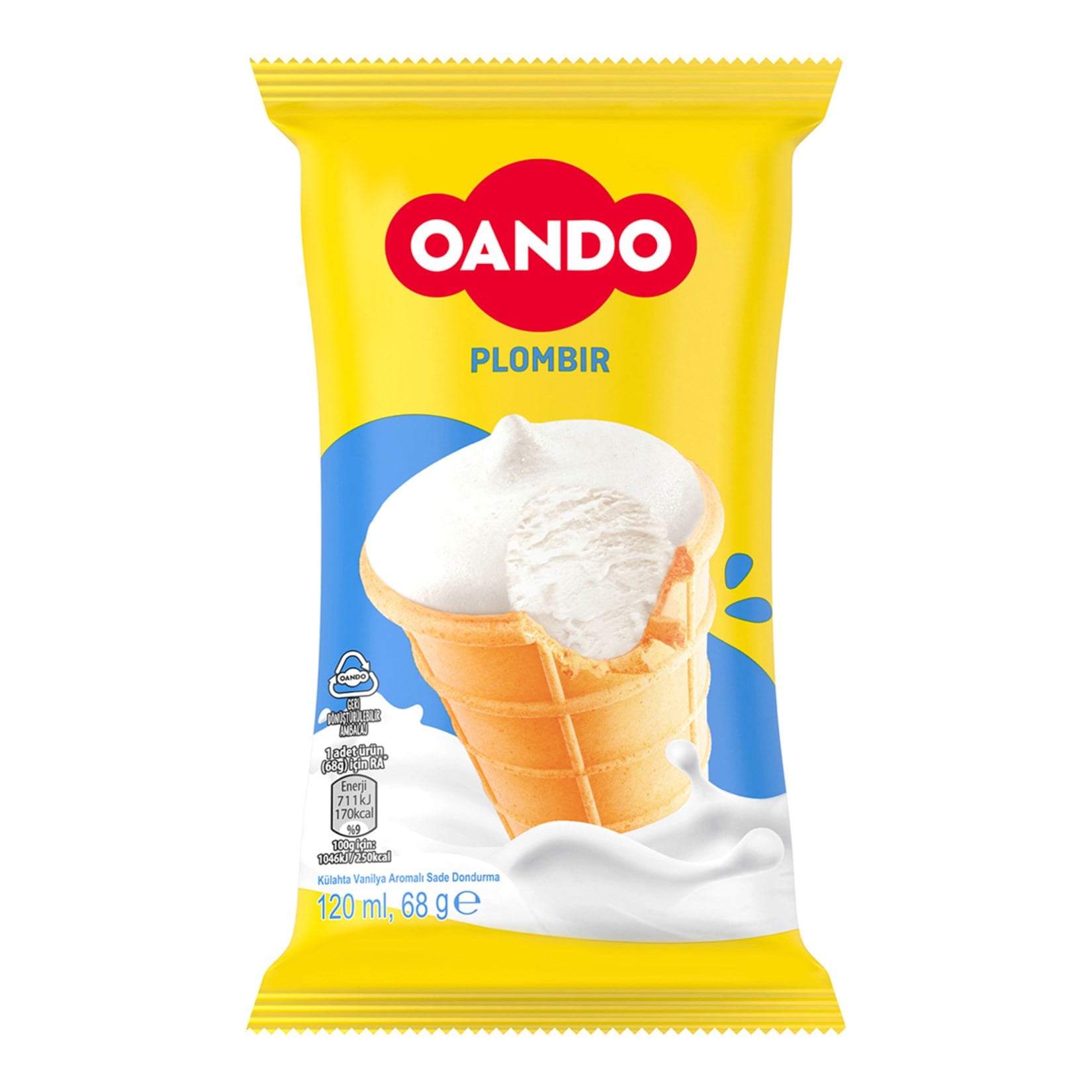 DondurmaOando Plombir120 ml