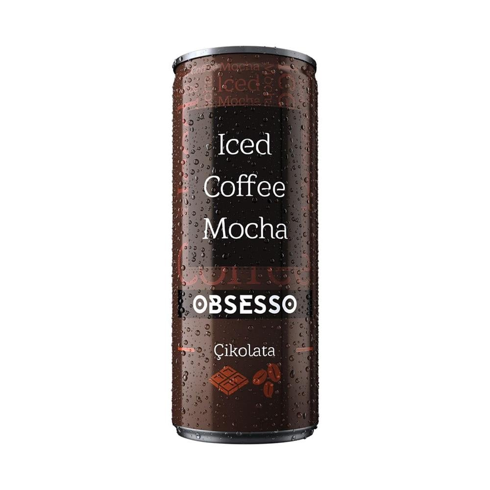 Soğuk KahveObsesso Soğuk Mocha Çikolata Teneke 250 ml
