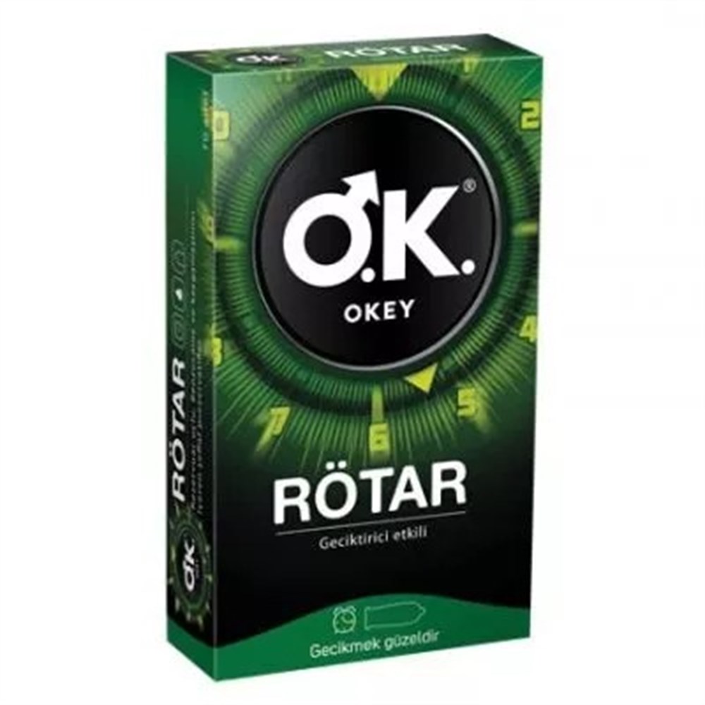 Okey Prezervatif Rötar Geciktirici Etkili  10 Adet