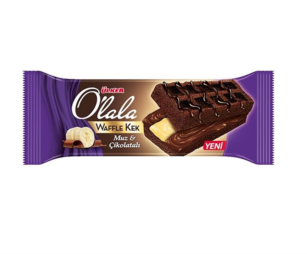 Olala Waffle Kek Çikolatalı-Muzlu 70 Gr