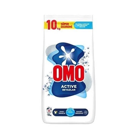 Toz DeterjanOmo Matik 10 kg Active Beyazlar