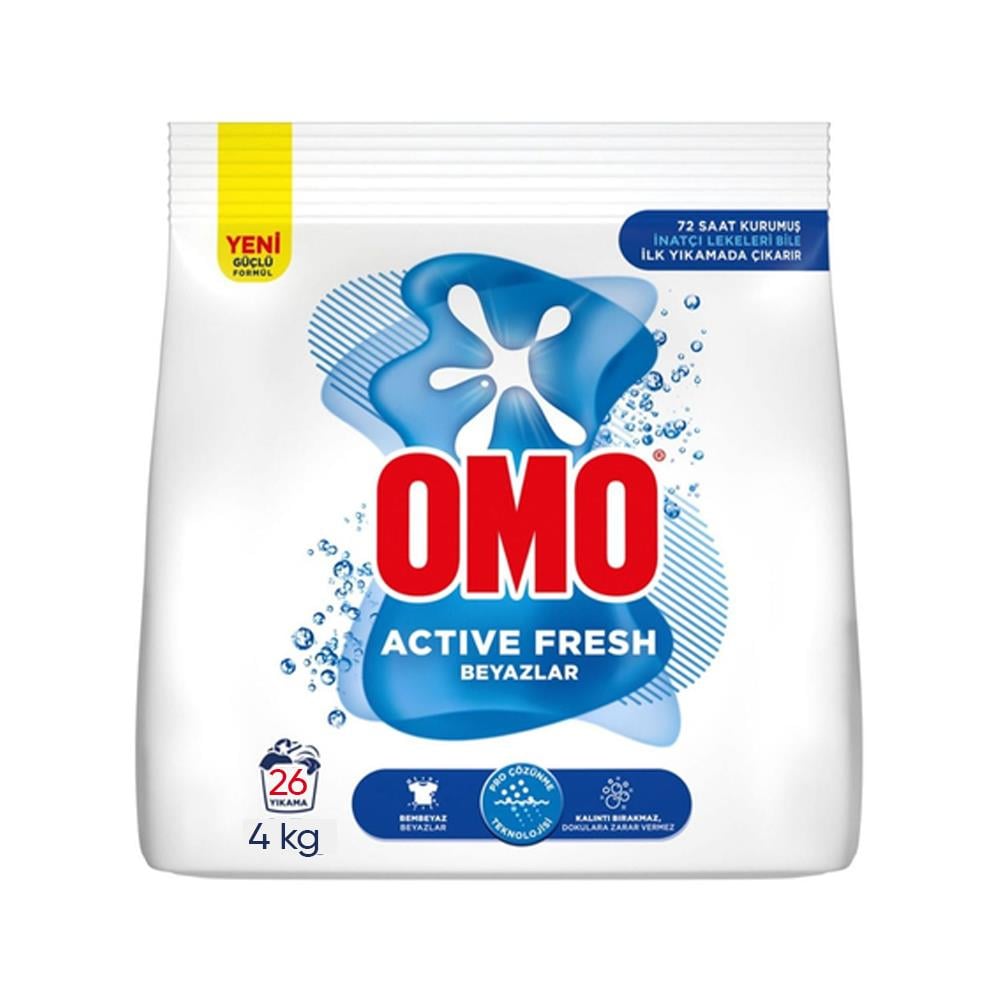 Toz DeterjanOmo Matik 4 kg Active Fresh