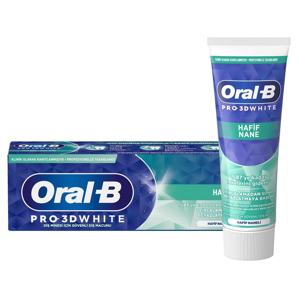Diş MacunuOral B Diş Macunu Hafif Nane 75 ml