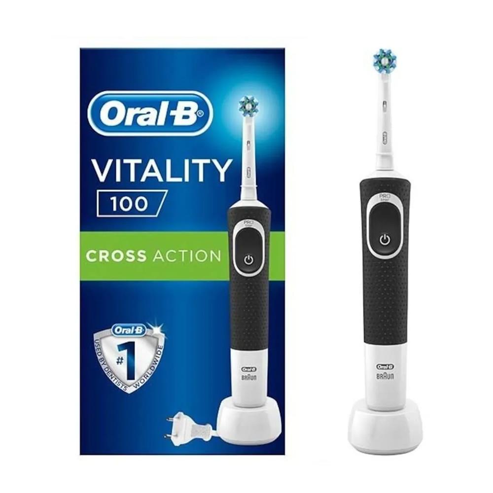 Diş FırçasıOral B Şarjlı Diş Fırçası Vitality Cross Action Black