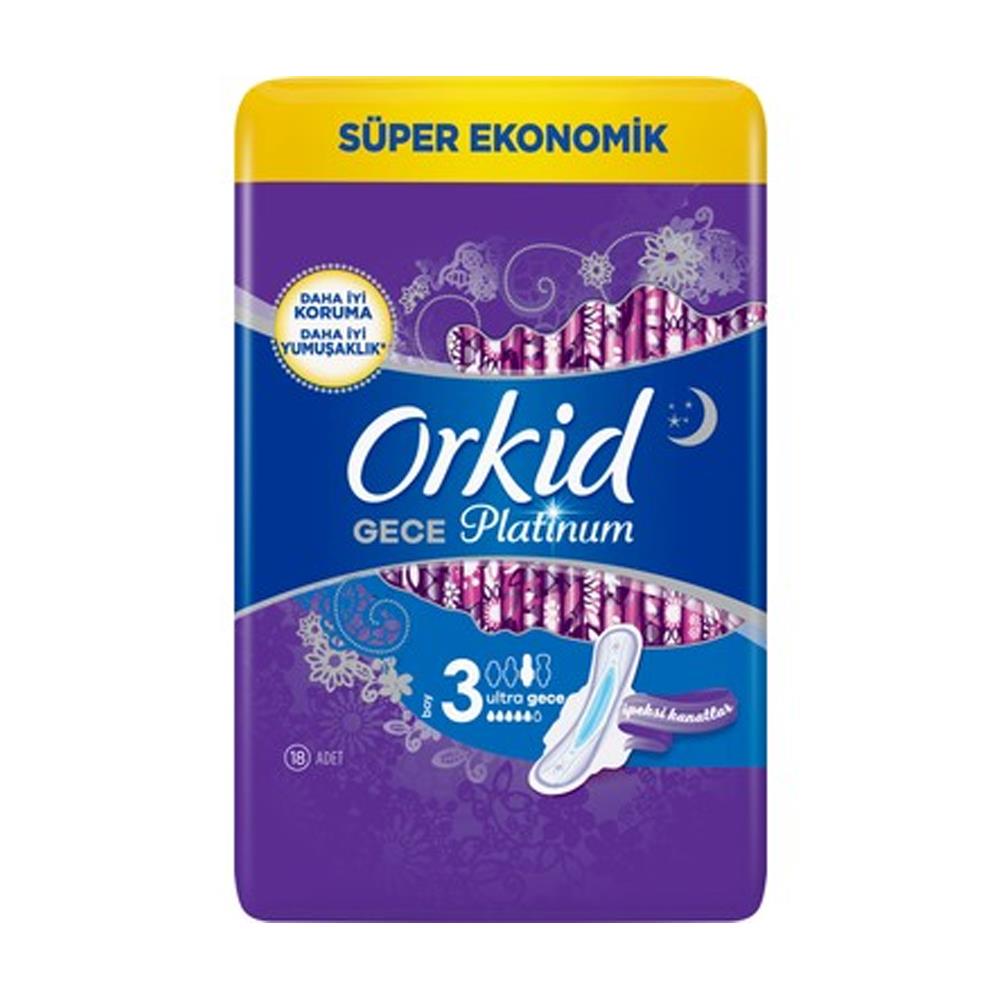 Ultra PedOrkid Platinum Süper Ekonomik Ped Koruma Ultra Uzun 18 li