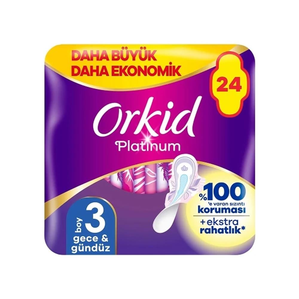 Ultra PedOrkid Platinum Süper Ekonomik Ped Koruma Gece&Gündüz 24 lü