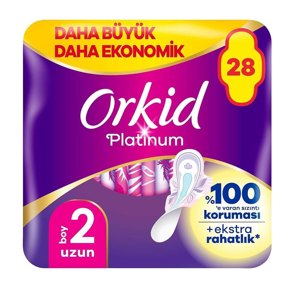 Ultra PedOrkid Platinum Süper Ekonomik Ped Koruma Ultra Uzun 28 li