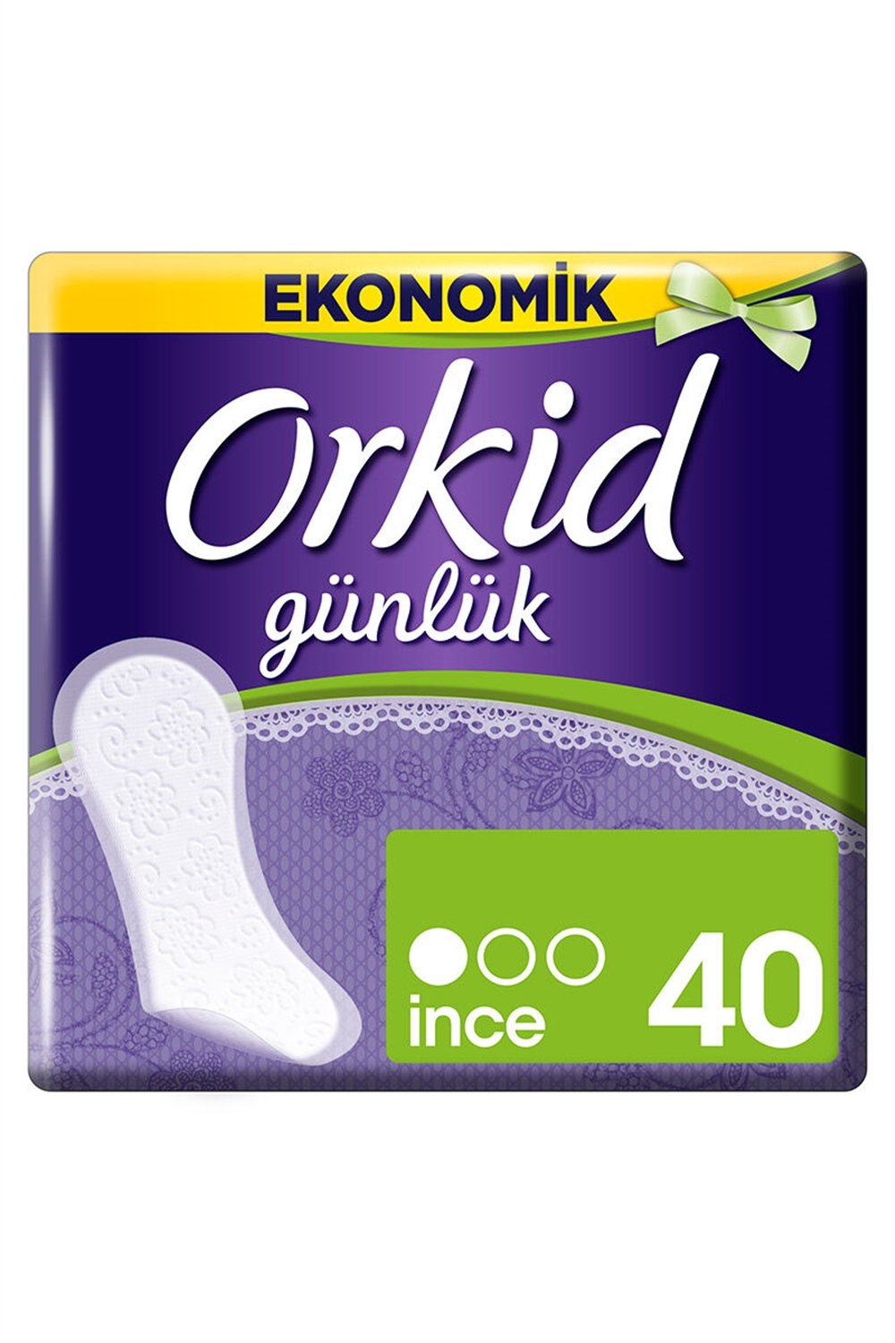 Orkid Yaprak Günlük Ped Normal Ekonomik Paket Ped 40 lı