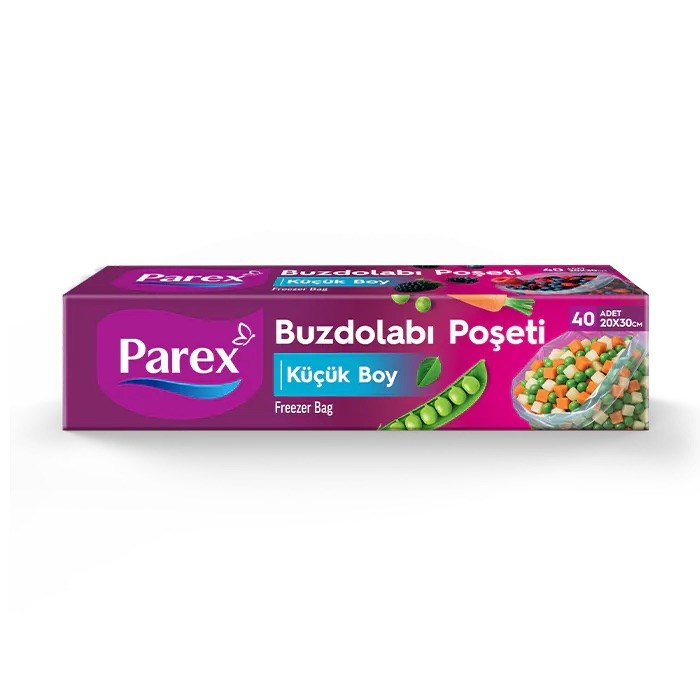 Buzdolabı PoşetiParex Buzdolabı Poşeti Küçük Boy 20*30 cm 40 lı