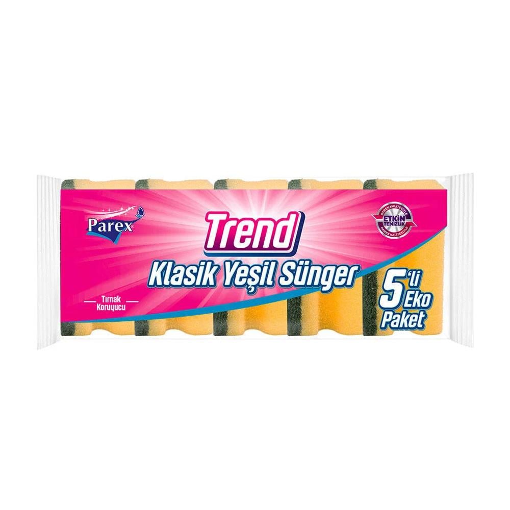 Temizlik BeziParex Sünger Trend Klasik 5 Li
