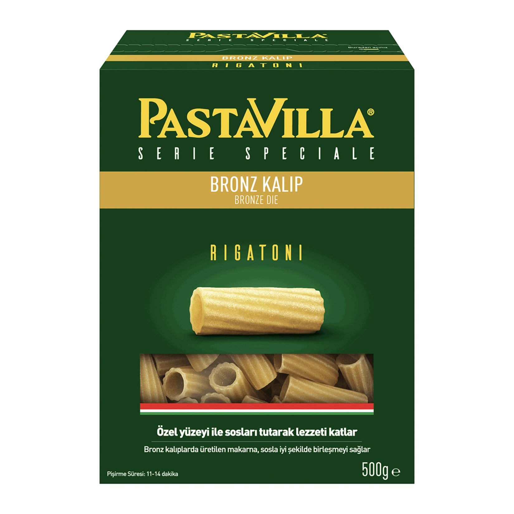 MakarnaPastavilla Makarna Bronz Rigatoni 500 g