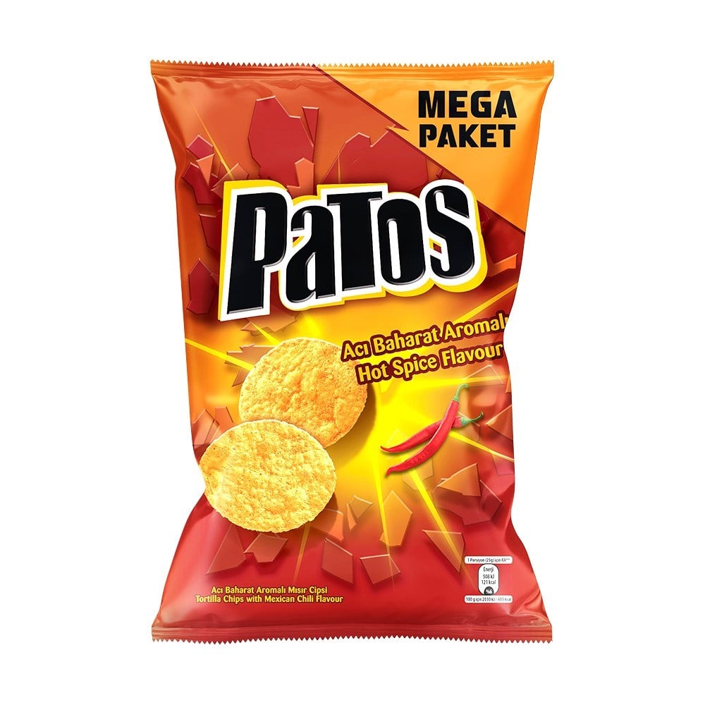 CipsPatos Acı Baharatlı Mega Paket 220 g