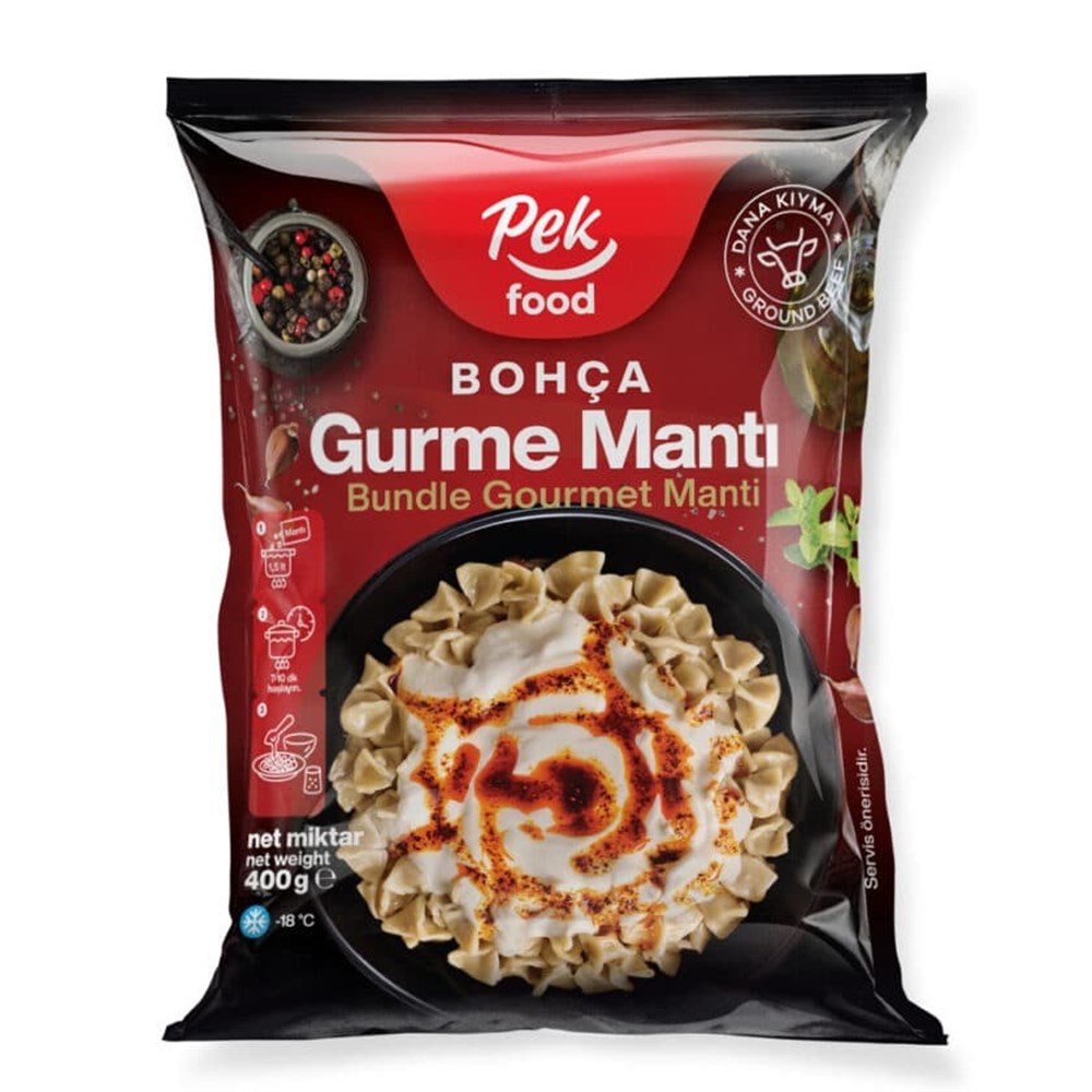 Pek Food Bohca Gurme Mantı 400 Gr