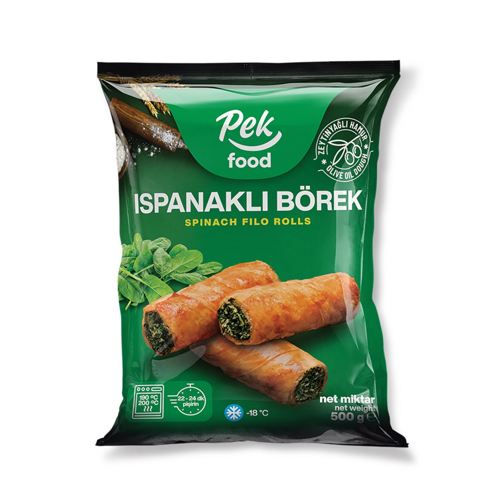 Hamur İşleriPek Food Ispanaklı Katmer Börek 580 g