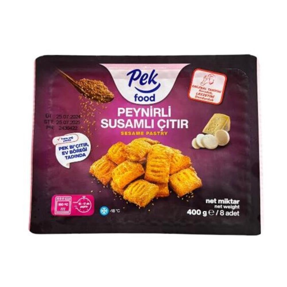 Hamur İşleriPek Food Peynirli Susamlı Çıtır Börek 400 Gr