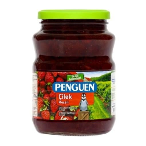 ReçelPenguen Reçel Çilek Cam 1500 Gr
