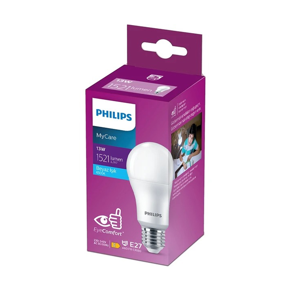 Elektrik & Tesisat MalzemeleriPhilips Led 13w Ampul (Kalın Duylu)k Beyaz Işık