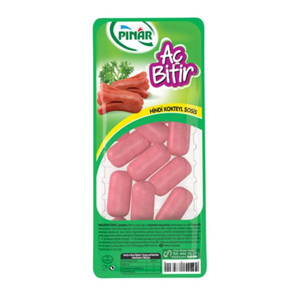 Pınar Hindi Kokteyl Sosis 180 Gr Aç Bitir