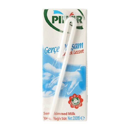 Pınar Süt 1/5 Yarım Yağlı 200 Ml