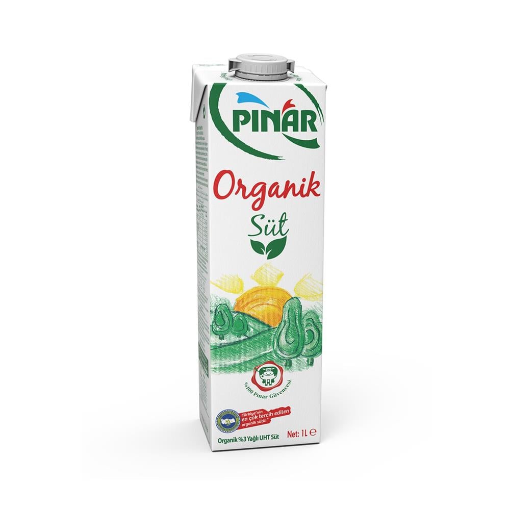 Sade SütPınar Süt Organik 1 Lt