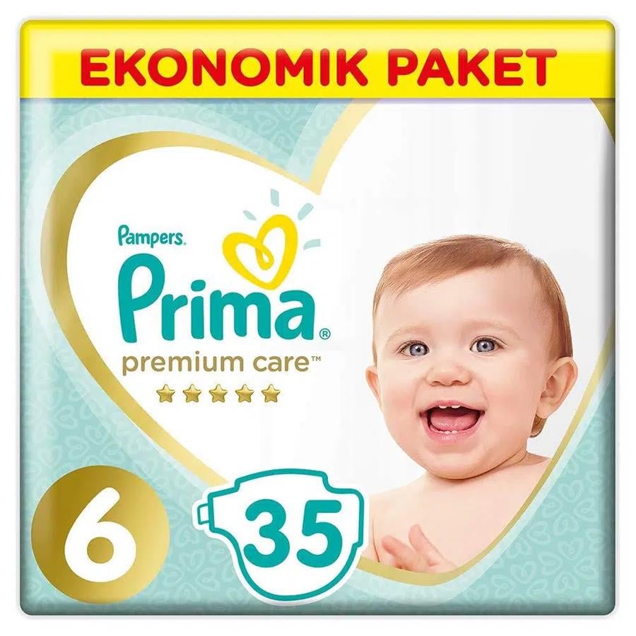 Bebek BezleriPrima Bebek Bezi Premium Care 6 Beden Ekstra Large 13-18 kg 35 li