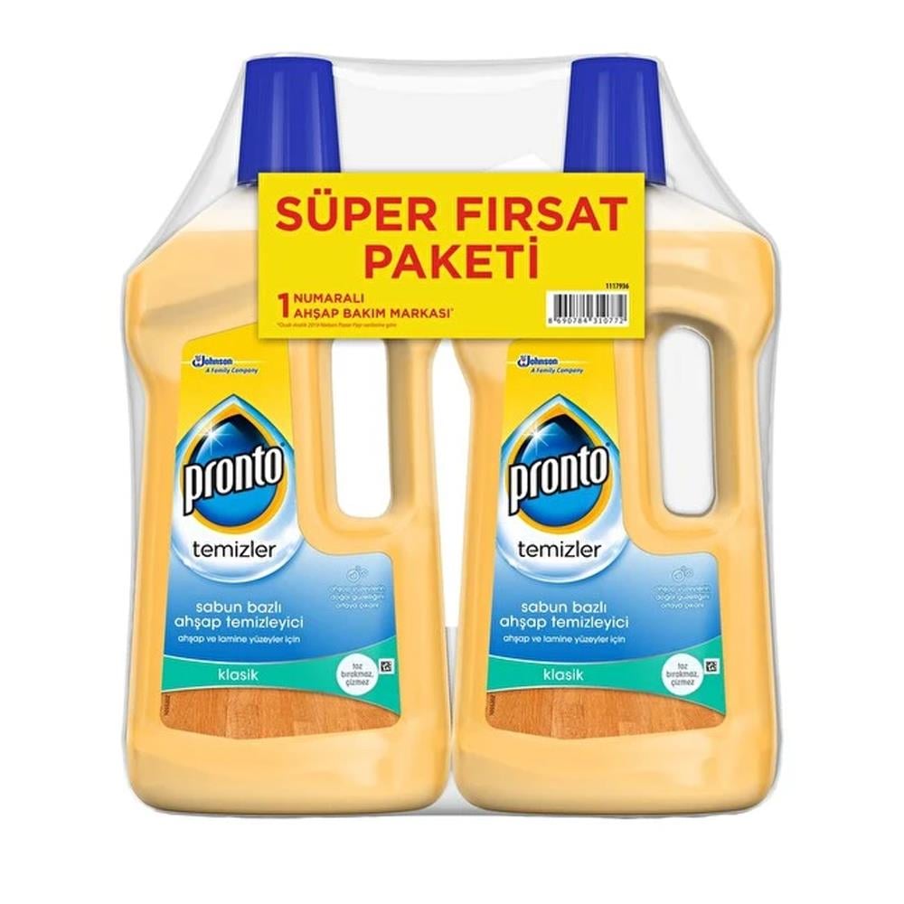 Ahşap TemizleyicilerPronto Ahşap 750 Ml 2 Li Set