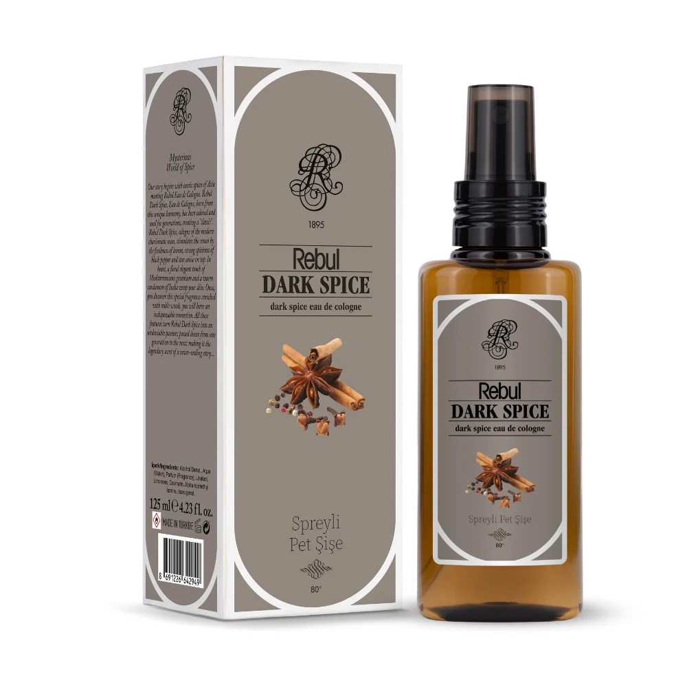 KolonyalarRebul Dark Spıce Kolonya Spreyli Pet Şişe 125 ml