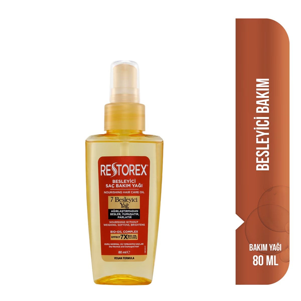 Saç OnarıcılarRestorex 7 Besleyici Saç Bakım Yağı 80 ml
