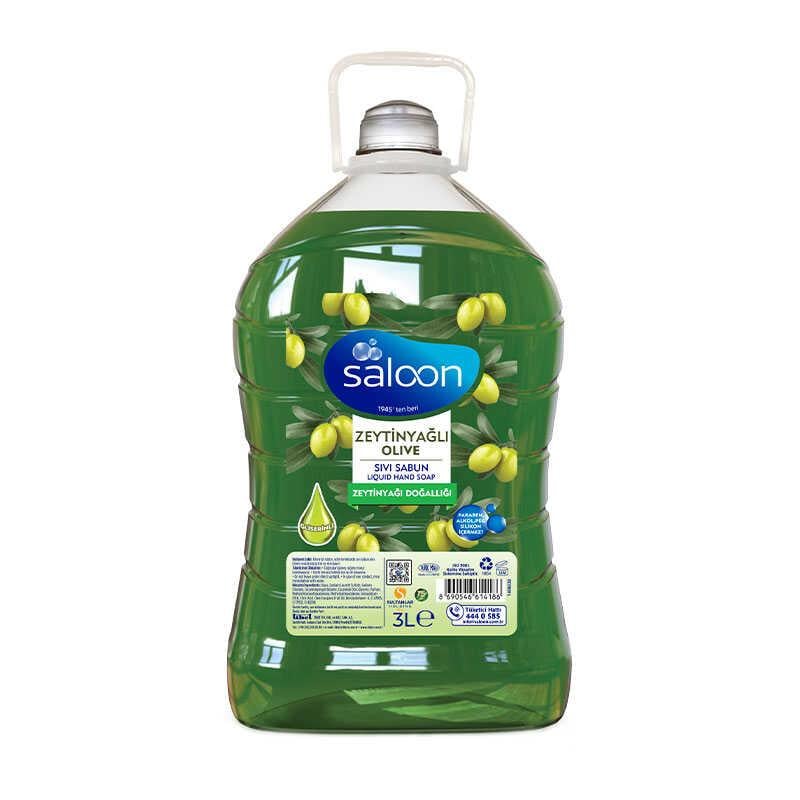 Katı, Sıvı SabunSaloon Sıvı Sabun Zeytinyağlı 3 Lt