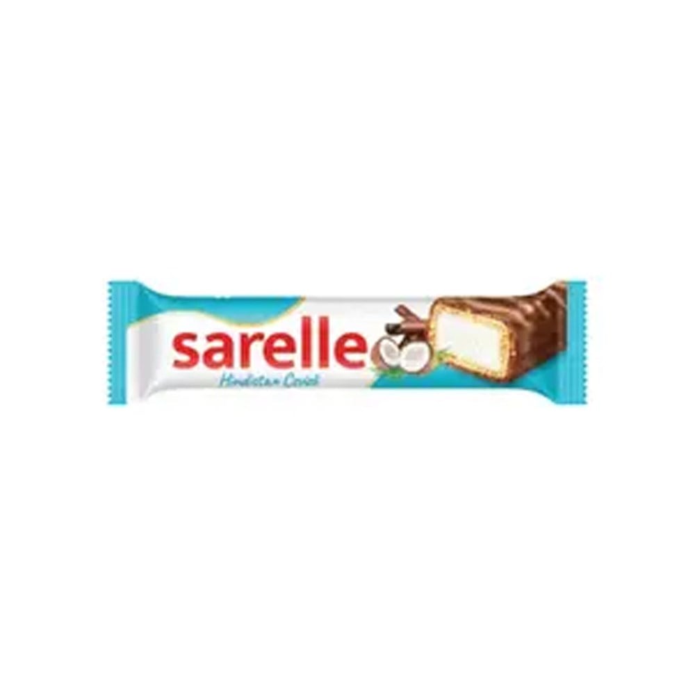 Sarelle Çikolatalı Gofret 33 Gr Hindistan Cevizli