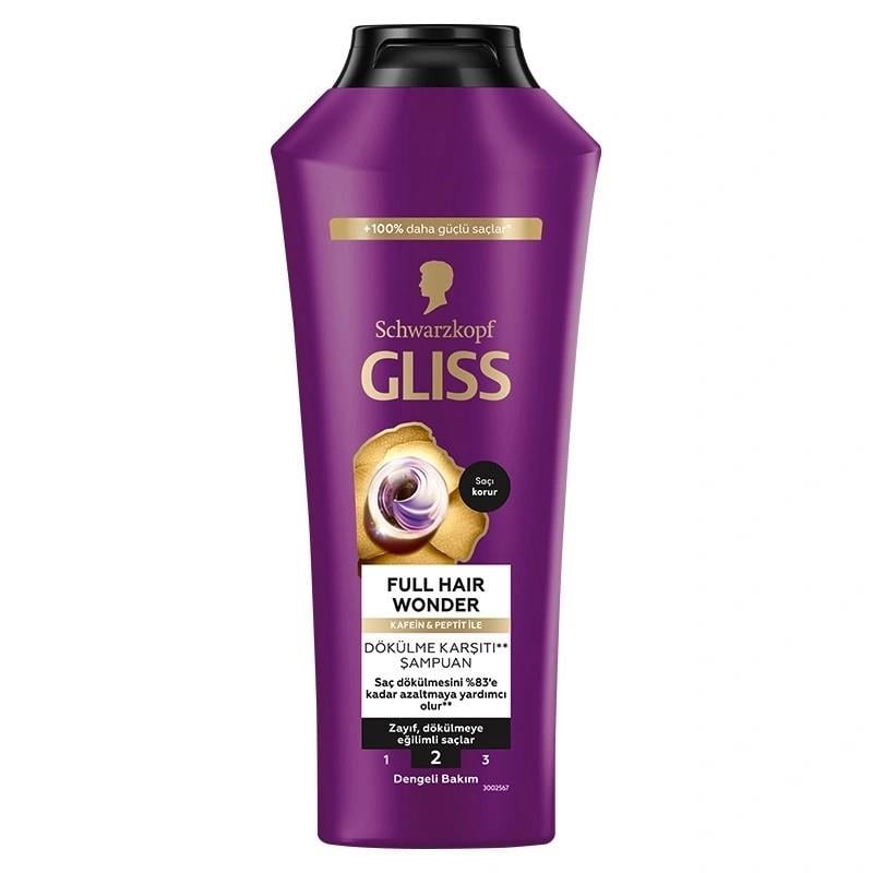 ŞampuanSchwarzkopf Gliss Şampuan Full Hair Wonder 400 Ml