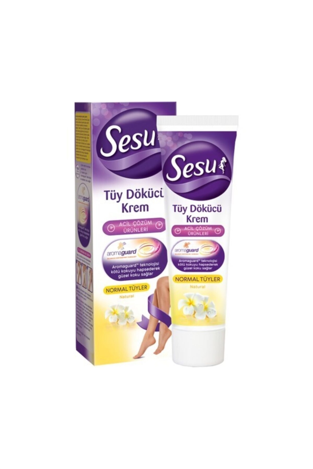 Sesu Tüy Dökücü Krem Kömürlü 100 Ml
