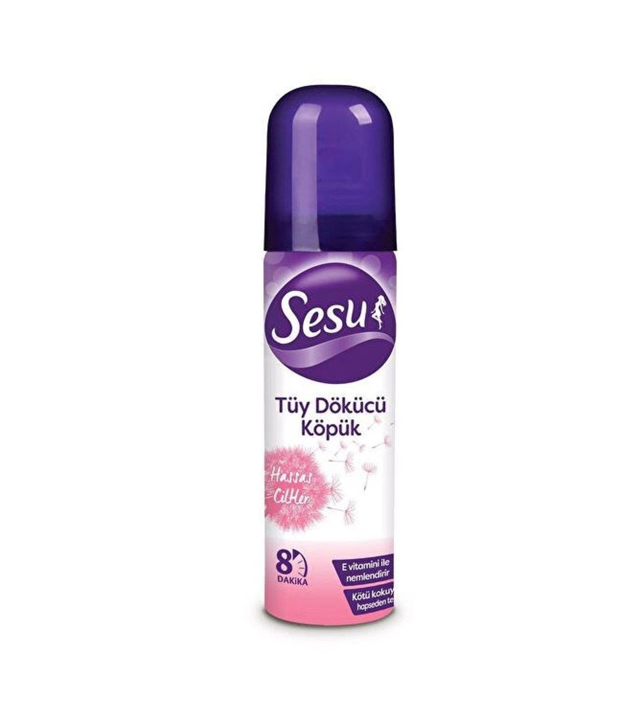 Tüy Dökücü ÜrünlerSesu Tüy Dökücü Krem Sprey 150 Ml Hassas